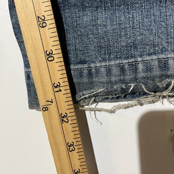 Vintage Y2K GAP Carpenter 100% Cotton Distressed Blue Denim Jeans Men’s 31x32 - Picture 6 of 7